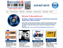 Tablet Screenshot of barcodeus.com